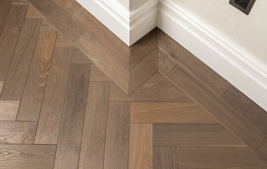 Espresso Herringbone with soilder course