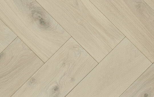 Linen Herringbone wood flooring swatch