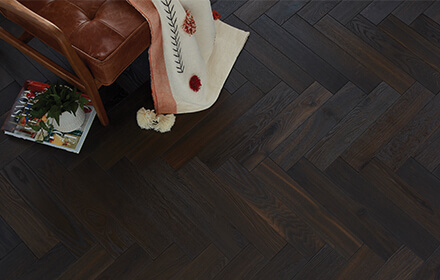 Espresso Herringbone