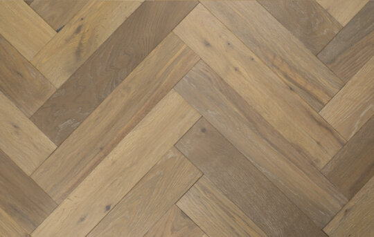 Kielder Herringbone wood flooring Swatch