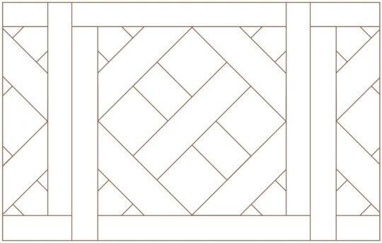 8 Tile Parquet De Versailles