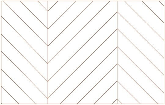 Chevron Line Drawing Swatch