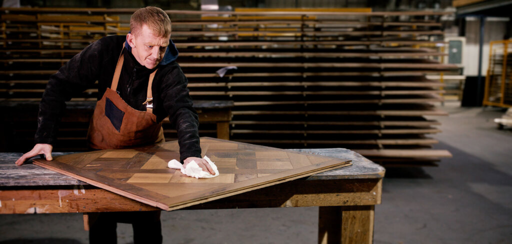 Hand finishing Woodworks floors