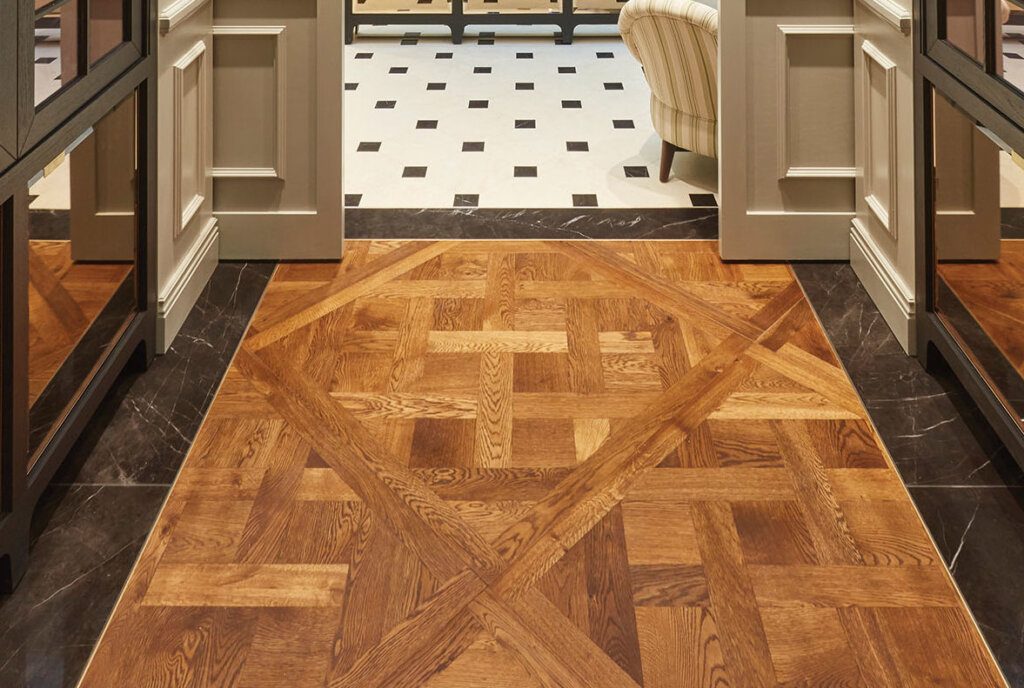 Hillstar by Woodworks parquetry roomshot