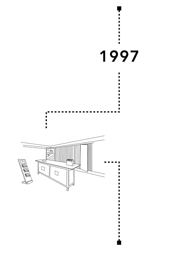 Design Centre Ted Todd Timeline Illustration 1997