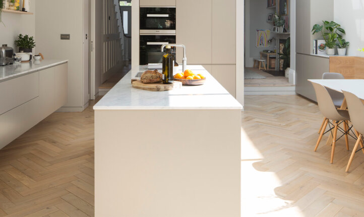 santi herringbone, strada, kitchen