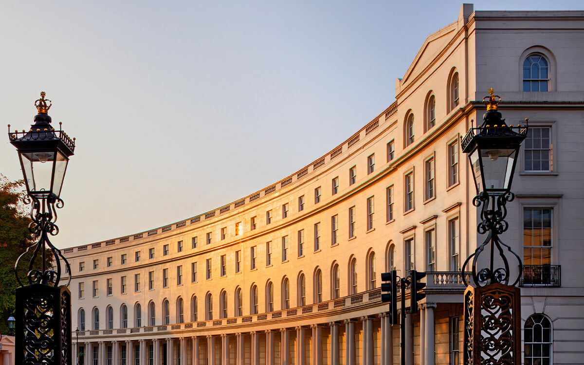 Regent's Crescent Exterior Façade