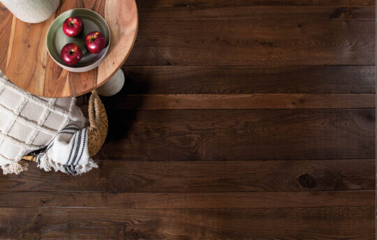 Arley mixed width plank rustic oak wood floor