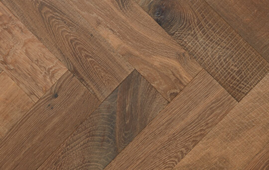 Champagney Herringbone wood flooring swatch