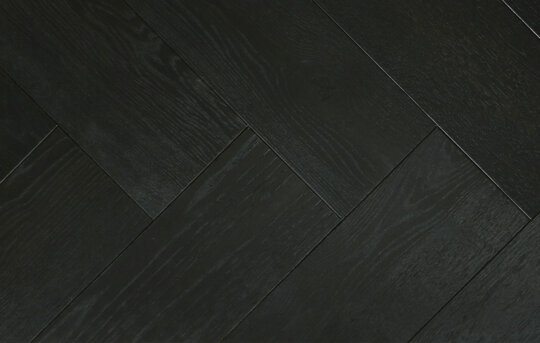 Ebony herringbone wood flooring plank