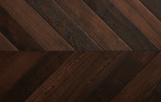 Fortnum chevron wood flooring swatch