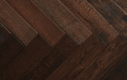 Fortnum herringbone wood flooring swatch