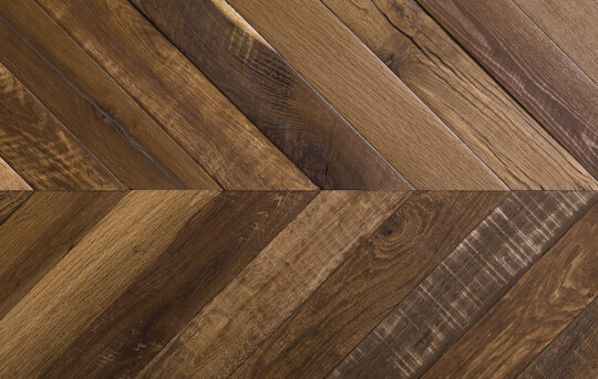 Macaulay Chevron wood flooring swatch