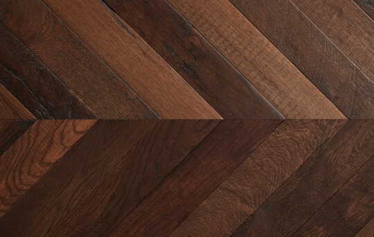 Ruskin Chevron wood flooring swatch