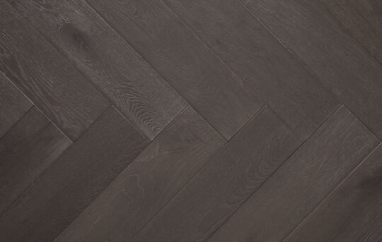 Stonewash herringbone wood flooring swatch