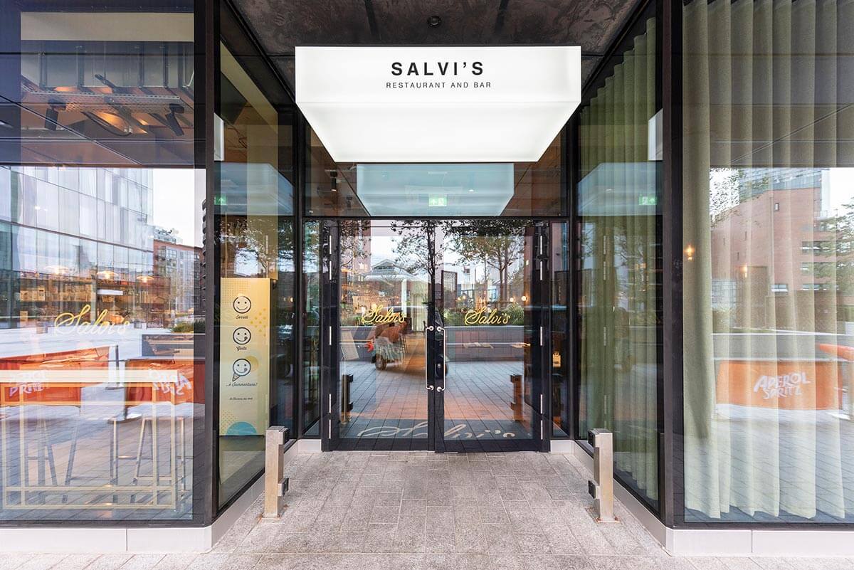 Salvi's Deansgate Square shop frontage