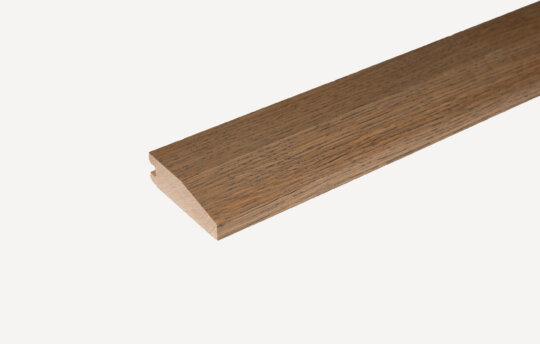 12mm Oak Dimishing Strip, full profile image. Hand Finished as Husk.