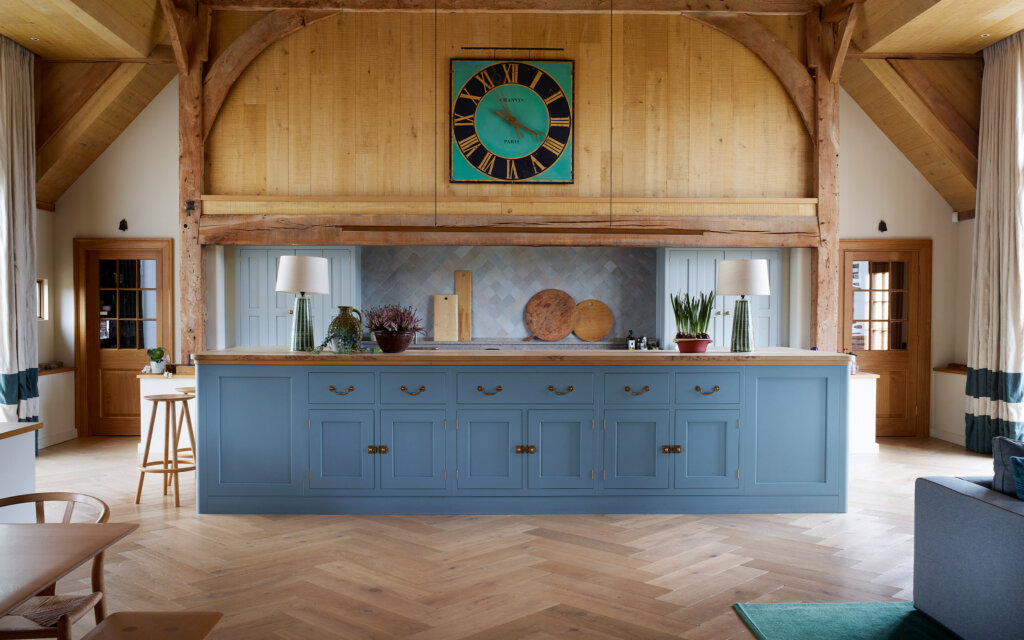cashmere herringbone kitchen