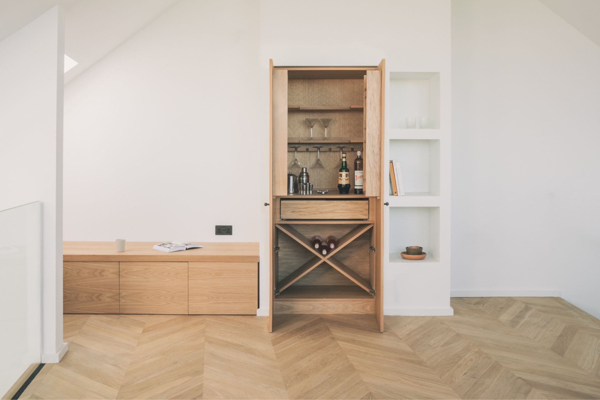 Rhine Chevron, Unfinished Oaks Collection - Blue House, C/O Lorenzo Zandri, Studio 163 Architects