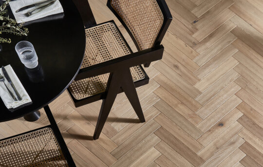 Thatch Narrow Herringbone Roomset, Dining Space